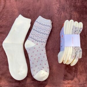 Warm Thermal Socks (2 Pairs) Ladies Shoe Size 9-12